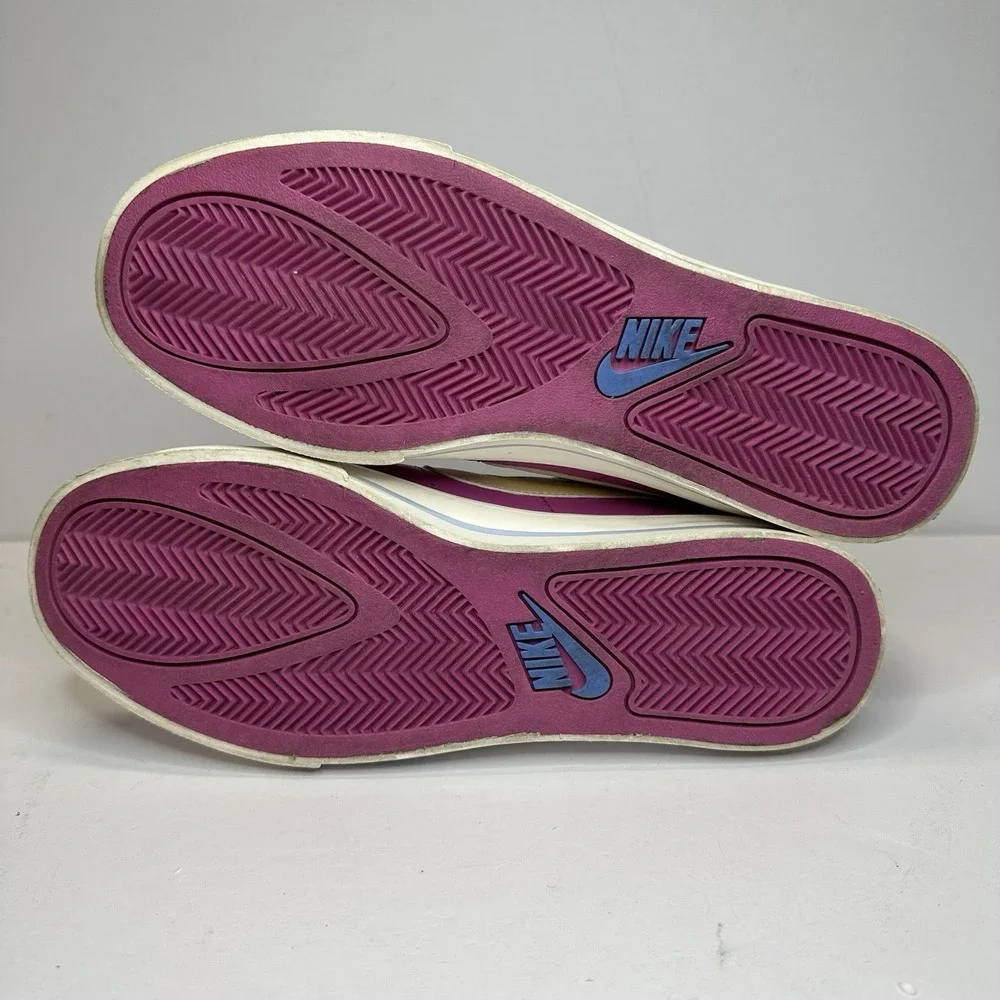 Nike‎ Classic Pink Leather Swoosh Woman's Size 10 Skate Sneakers Preppy Punk